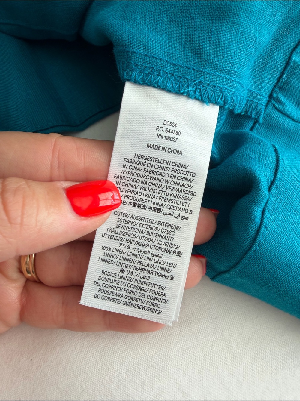 Boden Bright Blue Midi Dress with Side Cutouts - Picture 13 of 13